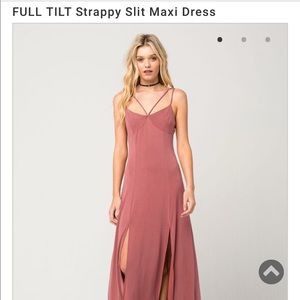 Scrappy Slit Maxi Dress Full Tilt
